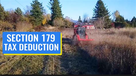 2018 irc sec 179 limitation for kubota skid steer|skid steer attachment tax deduction.